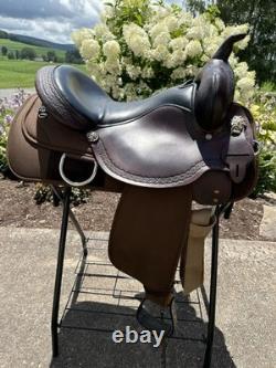 Circle Y High Horse Magnolia Western Trail Saddle 16 seat, Wide Tree