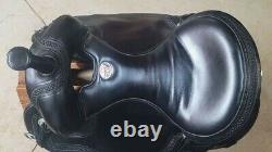 Circle Y Julie Goodnight Blue Ridge Gaited Western Saddle 17 Black