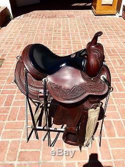 Circle Y Julie Goodnight Wind River Saddle, Seat Size 16, Wide Tree, Free Ship