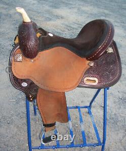 Circle Y Kelly Kaminsky Faith Flex 2 Western Barrel Horse Saddle 16 W FQHB