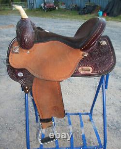 Circle Y Kelly Kaminsky Faith Flex 2 Western Barrel Horse Saddle 16 W FQHB