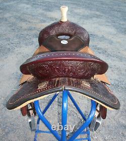 Circle Y Kelly Kaminsky Faith Flex 2 Western Barrel Horse Saddle 16 W FQHB