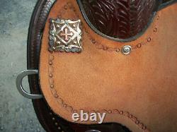 Circle Y Kelly Kaminsky Faith Flex 2 Western Barrel Horse Saddle 16 W FQHB