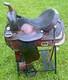 Circle Y Leather Equitation Barrel Saddle Western Trail Show Horse Brown 16 Inch