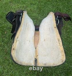 Circle Y Leather Equitation Barrel Saddle Western Trail Show Horse Brown 16 Inch