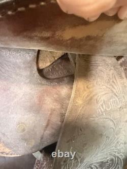 Circle Y Leather Pleasure/Trail Western Saddle 15 inch. FQHB