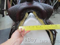 Circle Y Mountain Trail Saddle 16 High Back Fully Rigged Used