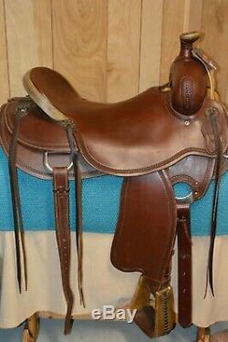 Circle Y Outfitter Ranch Trail Western Saddle 18 inch Wide Tree