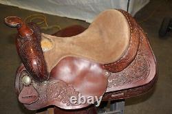 Circle Y Park & Trail 15.5 Brown Western Horse Saddle