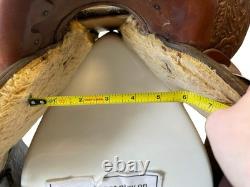 Circle Y Park & Trail Saddle Brown 14 / Approx 6 Gullet USED