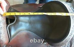 Circle Y Park and Trail 16 Western Saddle Semi QH Bars, Saddle Pad, 2 Cinches