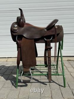 Circle Y Pat Earnheart 17 Western Cutter Saddle