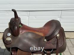 Circle Y Pat Earnheart 17 Western Cutter Saddle