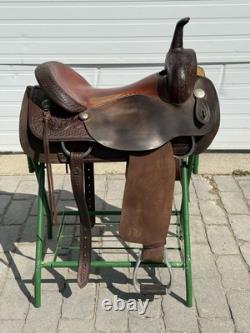 Circle Y Pat Earnheart 17 Western Cutter Saddle