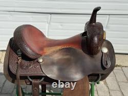 Circle Y Pat Earnheart 17 Western Cutter Saddle