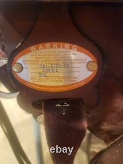 Circle Y Pleasure/Trail Gaited Horse Saddle 15 in