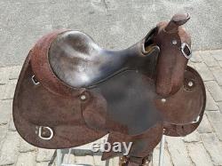 Circle Y Roughout 16 Western Trainer Saddle