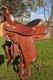 Circle Y Saddle 16 Inch Seat, Semi Tree, Silver Trim, Equitation Seat