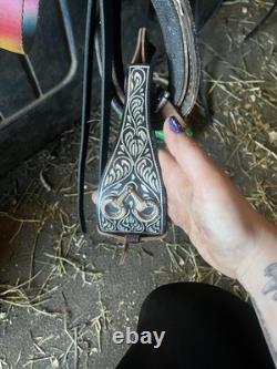 Circle Y Salt River Flex2 Western Trail Saddle 15in