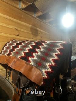 Circle Y Salt River Flex2 Western Trail Saddle 15in