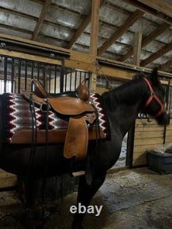 Circle Y Salt River Flex2 Western Trail Saddle 15in
