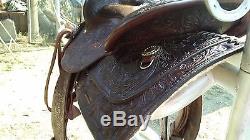 Circle Y Santa Fe Horseman's paradise Custom made 16 in western saddle