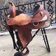 Circle Y Show Saddle, 16 Equitation Seat, Light Oil, Gently Used, Silver/gold