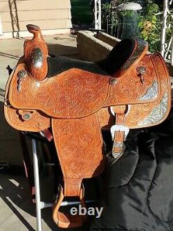 Circle Y Show Saddle Equitation Seat SN 1696160901094 Hand Made In Texas WithCase