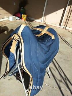 Circle Y Show Saddle Equitation Seat SN 1696160901094 Hand Made In Texas WithCase