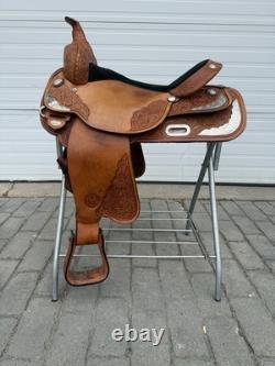 Circle Y Silver Fresh Premium 17 Western Show Saddle