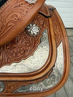 Circle Y Silver Fresh Premium 17 Western Show Saddle
