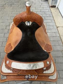 Circle Y Silver Fresh Premium 17 Western Show Saddle