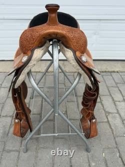 Circle Y Silver Fresh Premium 17 Western Show Saddle