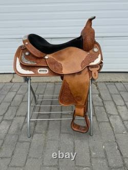 Circle Y Silver Fresh Premium 17 Western Show Saddle