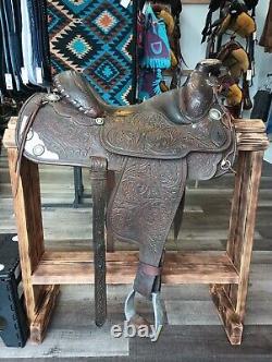 Circle Y Vintage Equitation Western Trail Show Work Saddle 15