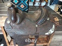 Circle Y Vintage Equitation Western Trail Show Work Saddle 15