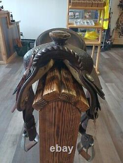 Circle Y Vintage Equitation Western Trail Show Work Saddle 15