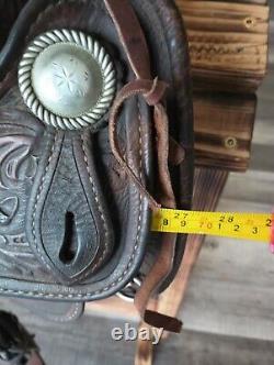 Circle Y Vintage Equitation Western Trail Show Work Saddle 15