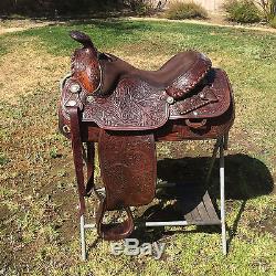 Circle Y Western Equitation Saddle 16 in. Excellent Condition! New Flocking