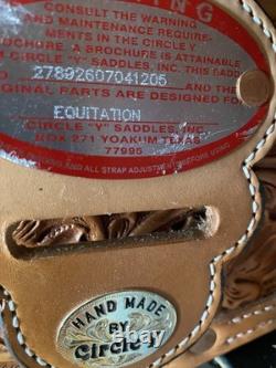 Circle Y Western Equitation Show Saddle 16 Inch