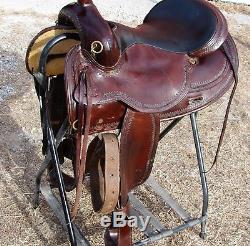 Circle Y Western Park & Trail Saddle 16 inch seat, Double Rigging, Ships free