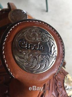 Circle Y Western Pleasure Equitation Show 16 inches Saddle
