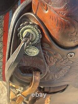 Circle Y Western Saddle VINTAGE 1977