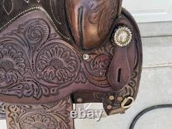 Circle Y Youth Park And Trail Western Saddle 14.0 Used In Pristine Condition
