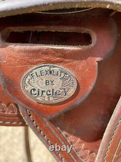 Circle Y western horse saddle