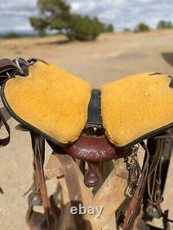 Circle Y western horse saddle