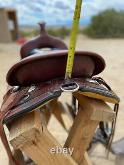 Circle Y western horse saddle