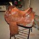 Circle Y Equitation Show Saddle 15.5 Hand Made (very Good Condition)
