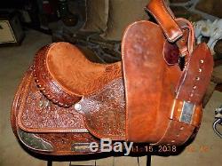 Circle y equitation show saddle 15.5 Hand Made (Very Good Condition)