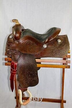 Cleburne Reining 15 Seat FQHB Western Saddle Used
